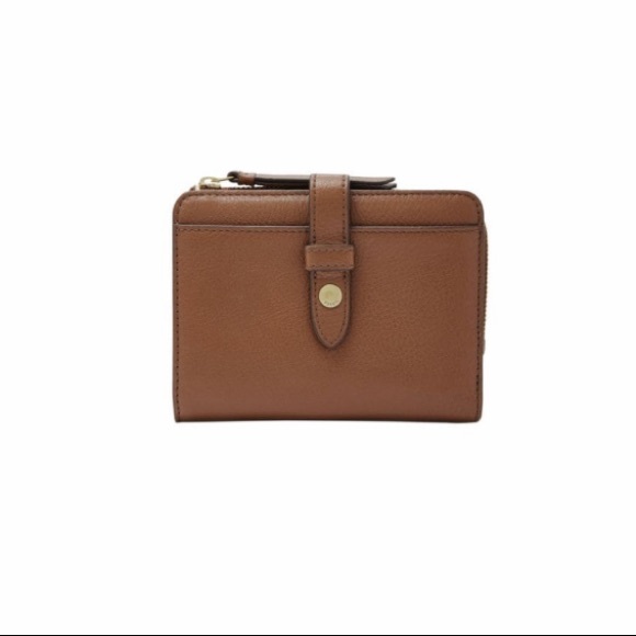 Fossil Fiona Multifunction Bi-fold Leather Wallet
